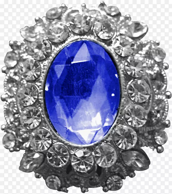 蓝宝石魅力及吊坠金饰项链-蓝宝石