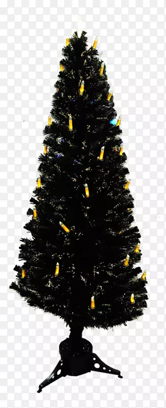 圣诞树，云杉，冷杉，圣诞节装饰品-蜡烛棒