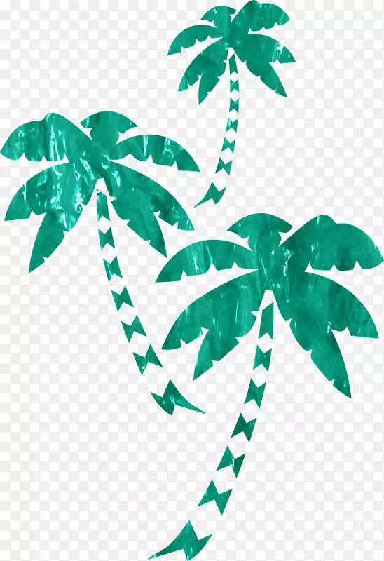 棕榈树绘画剪贴画树