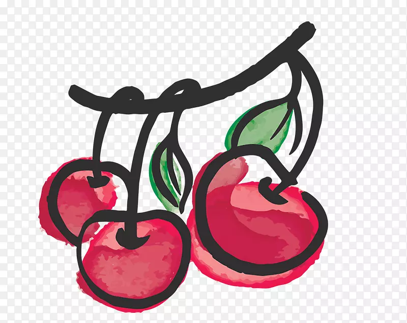 樱桃果苹果园顶果