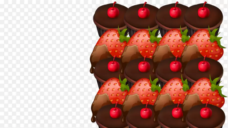 草莓邦旁巧克力松露巧克力蛋糕-草莓蛋糕