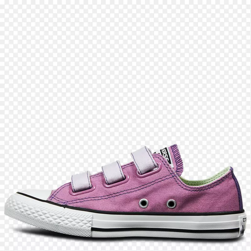 运动鞋恰克泰勒全明星反T恤鞋紫色粉末
