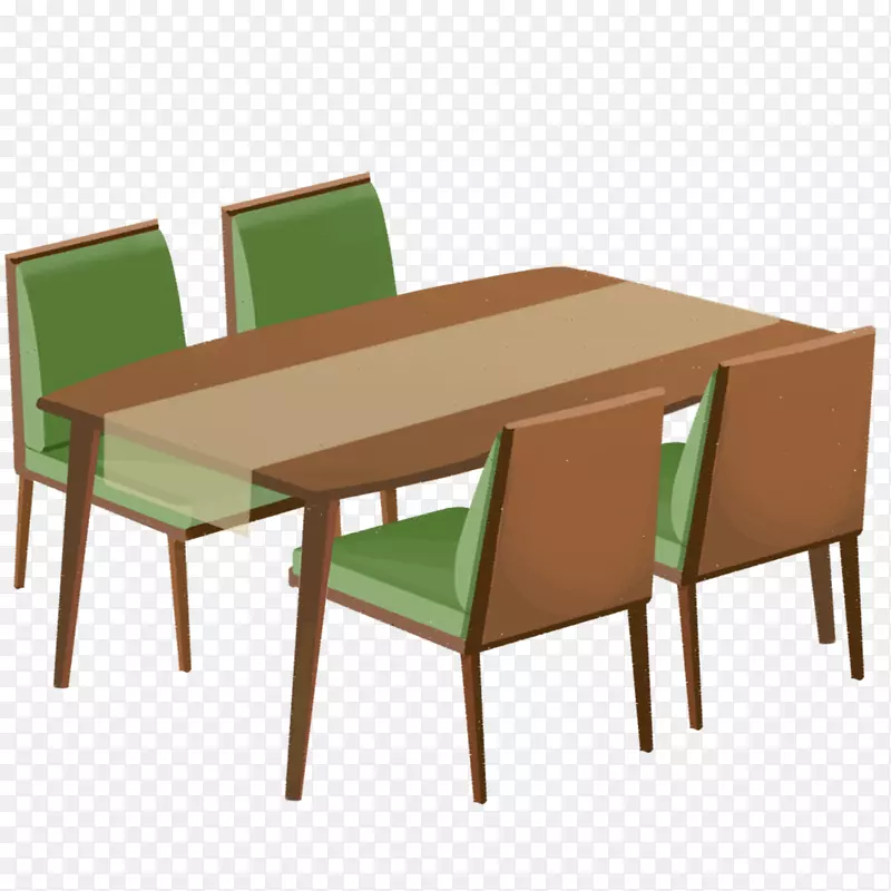 桌椅家具餐厅干净的桌子