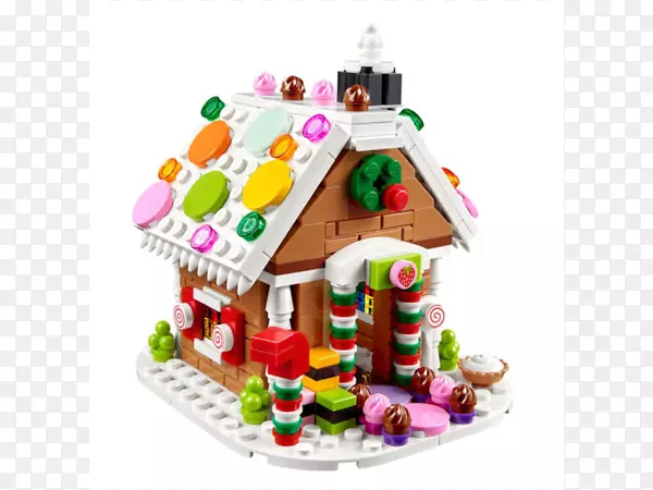 姜饼屋玩具乐高圣诞日-乐高屋