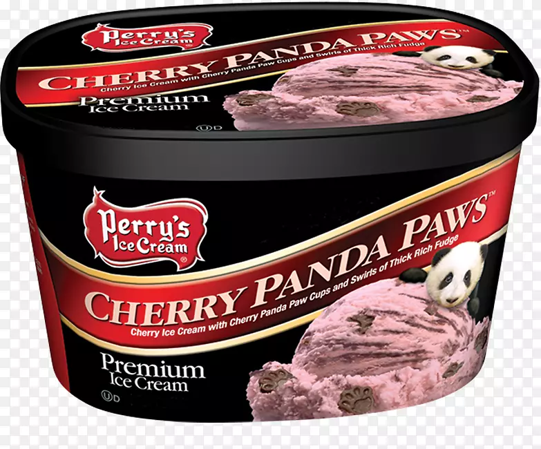 冰淇淋锥，圣代冷冻酸奶-熊猫爪子