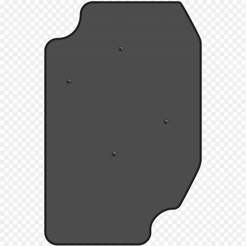 矩形字体角