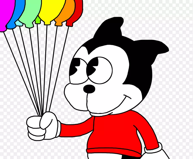 人类行为卡通气球剪辑艺术-气球