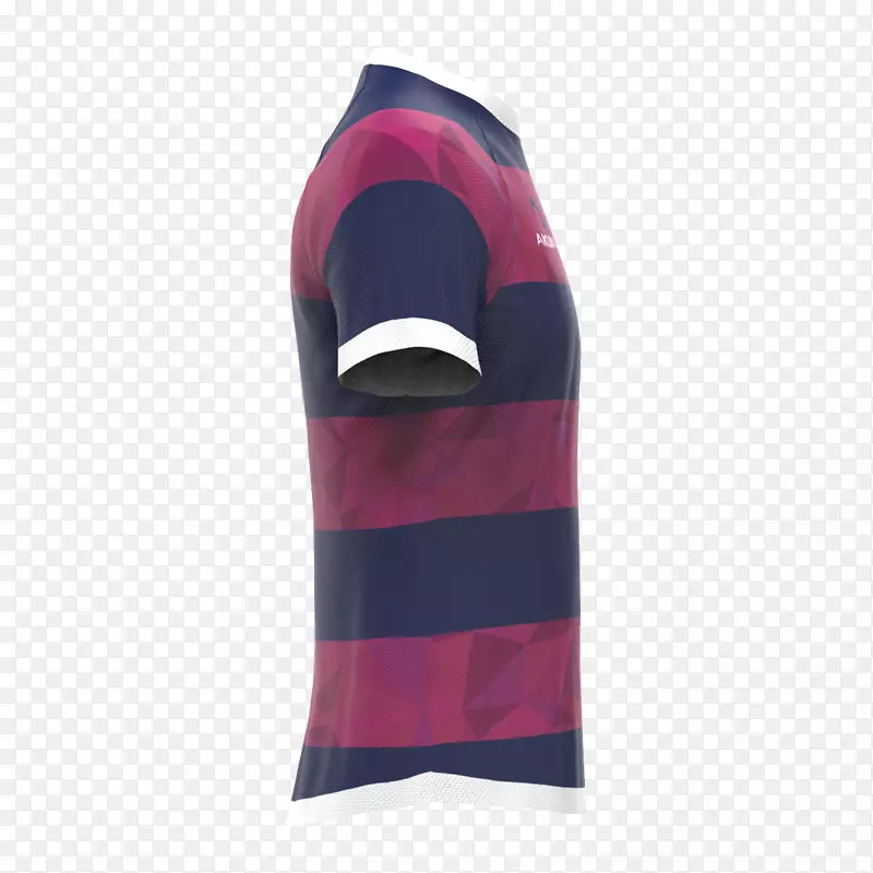 粉红色m颈橄榄球运动衫设计