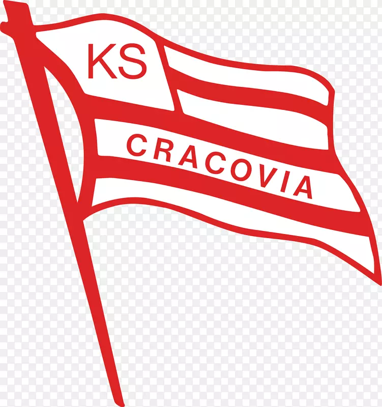 KS Cracovia Ekstraklasa标志剪辑艺术-足球波兰