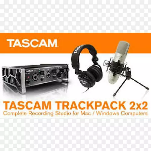 麦克风Tascam tm-80录音和重放录音棚.麦克风