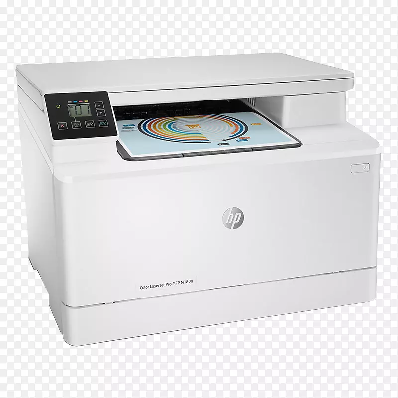 惠普彩色LaserJet pro m180n彩色激光多功能打印机a4多功能打印机图像扫描器-hewlett-Packard