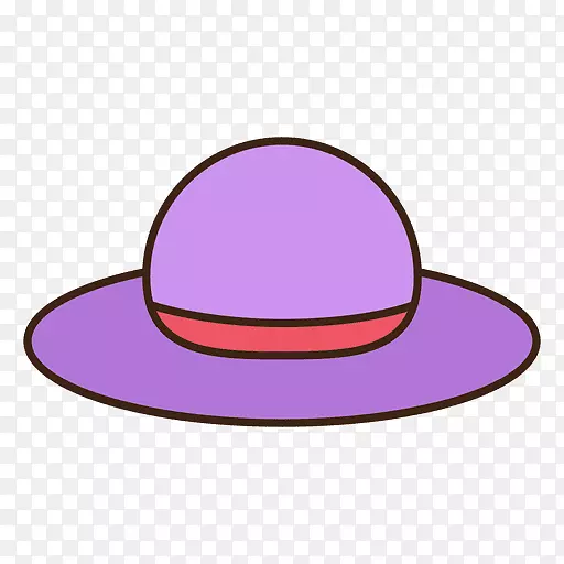 紫色标志帽夹艺术设计