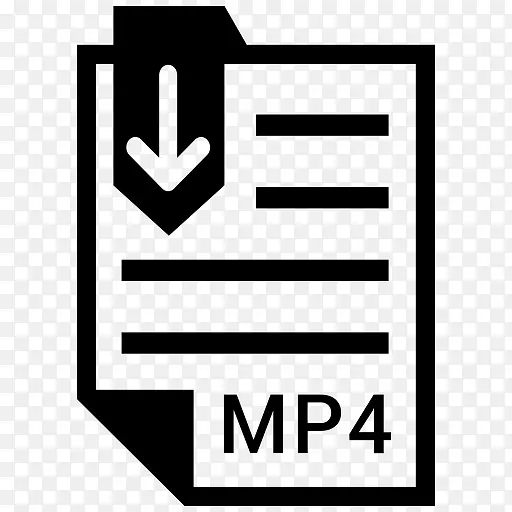 文件扩展名、计算机图标、文档文件格式-mp4图标