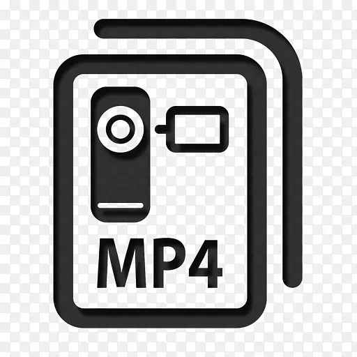 mpeg-4第14部分视频文件格式计算机图标文件扩展名mp4图标