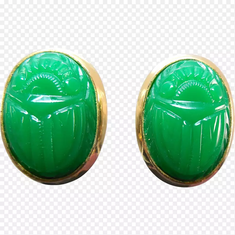 翡翠耳环绿色珠宝首饰