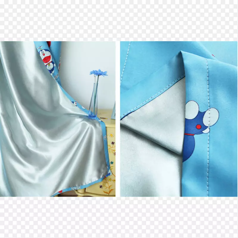 丝绸衣架肩纺织品-Doraemon 3D