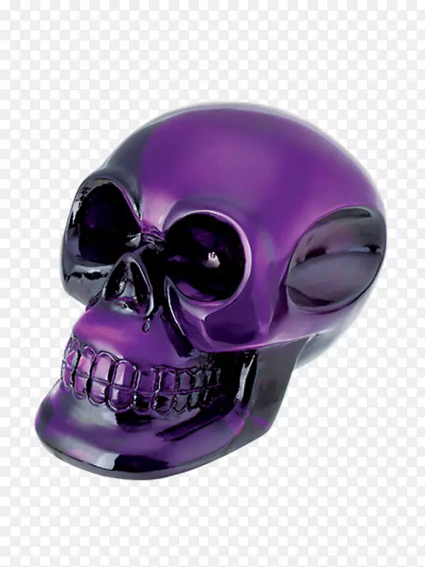 头骨艺术骷髅-紫色头骨