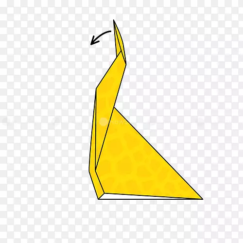 长颈鹿折纸三角