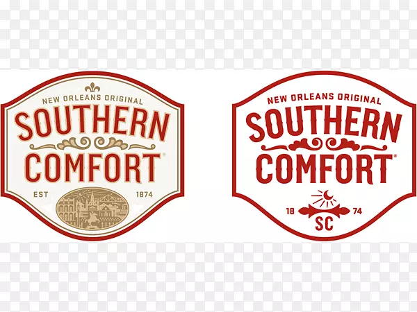 南方舒适标志酒新奥尔良字体-标志品牌字体