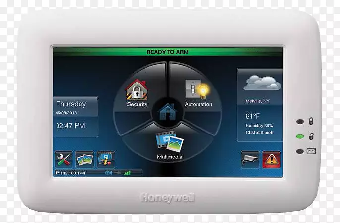 霍尼韦尔安全警报和系统wi-fi无线家庭自动化工具包.安全控制