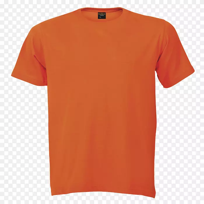 长袖t恤服装橙色t恤