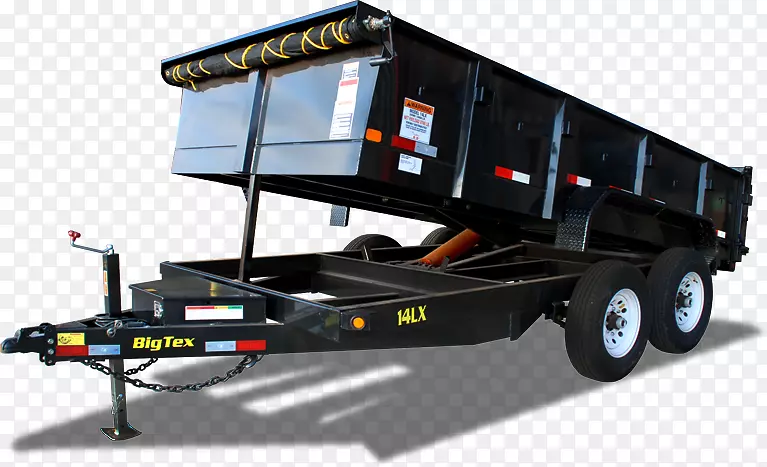 大号特克斯拖车自卸车车轴通用拖车制造公司-汽车拖车