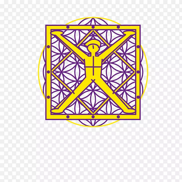 圆周五角-π正方形的PI黄金比角