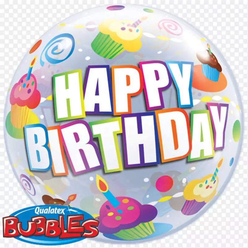气球蛋糕松饼泡泡56生日-气球生日