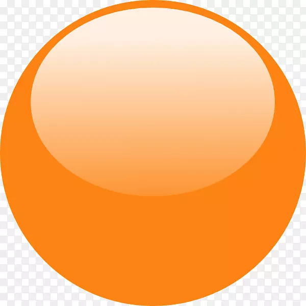 气泡言语气球剪辑艺术-气泡橙色