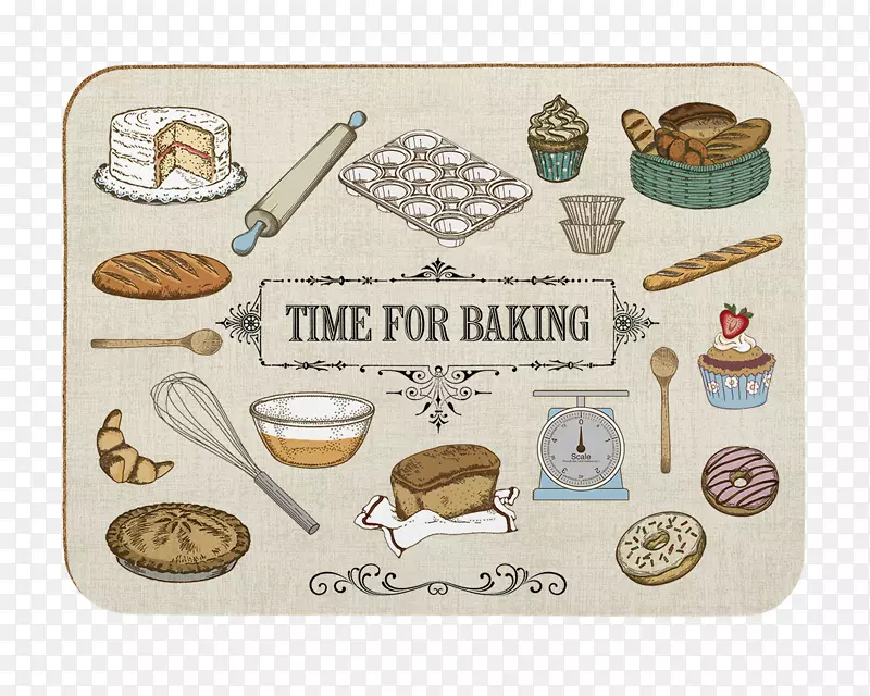 烘焙海绵蛋糕食品面包糕点.时间表