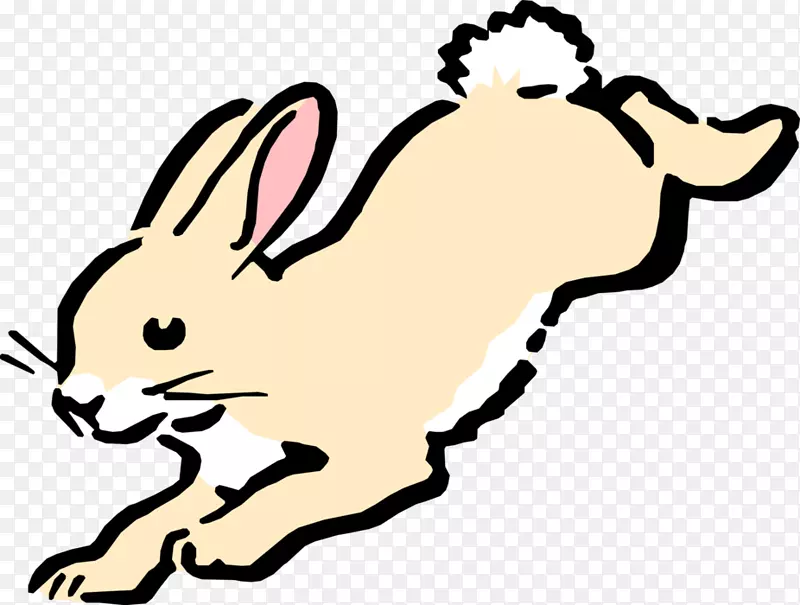 幼儿园对面剪贴画-兔子卡通