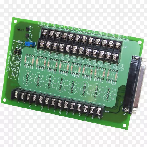 微控制器，电气网络，螺杆终端，电子元件.电路板
