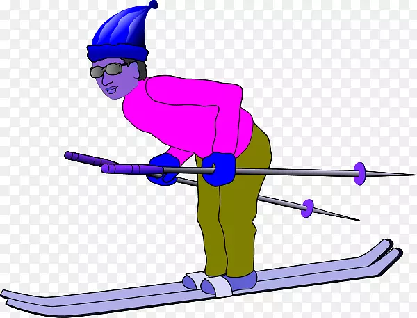 越野滑雪运动剪辑艺术滑雪