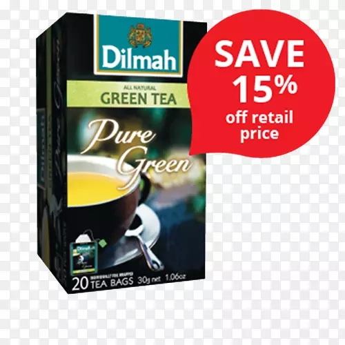 绿茶Dilmah茶厂速溶咖啡绿茶