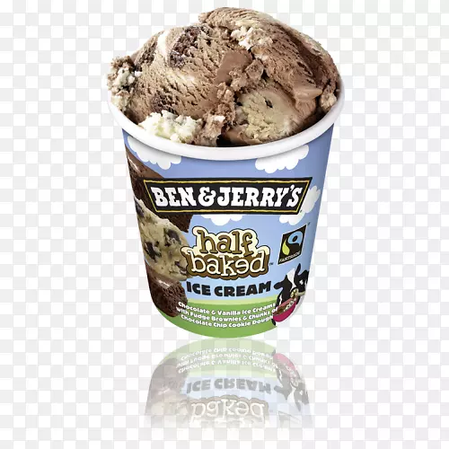 冰淇淋巧克力片饼干软糖冻酸奶冰淇淋