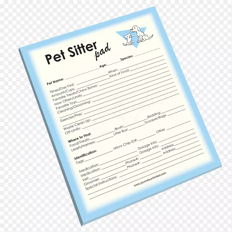 纸制宠物坐垫字体-宠物保姆