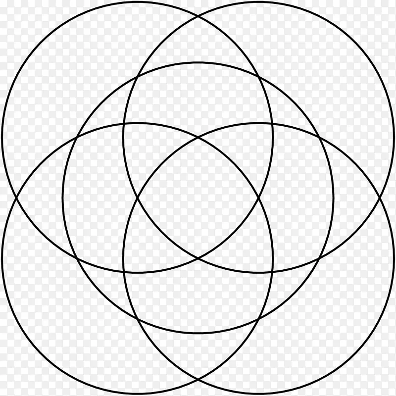 圆点角对称可伸缩图形.花圆