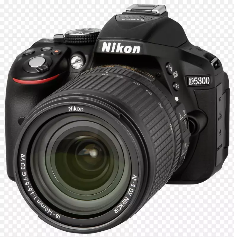 数码单反相机镜头Nikon D 5300黑色单反数码相机2.3公斤单镜头反射式照相机af-s nikkor 18-105 mm f/3.5-5.6g ed vr-照相机镜头