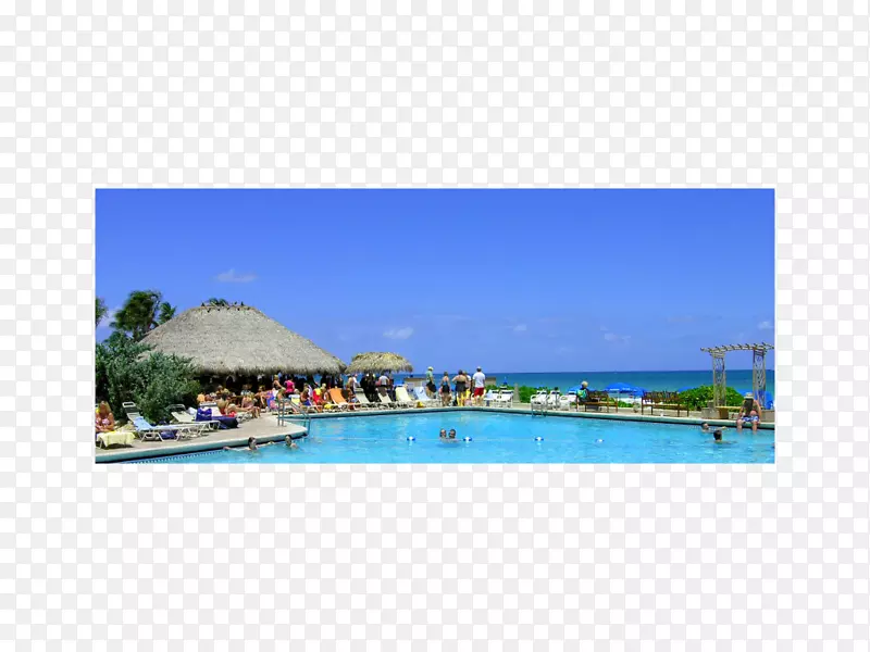 加勒比海休闲度假游泳池旅游-假期