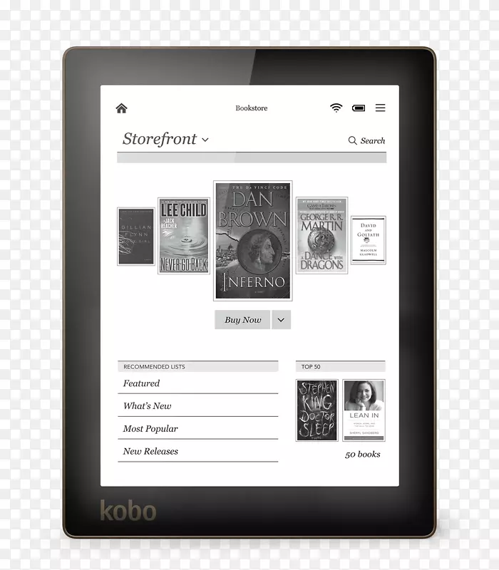 电子阅读器Kobo Readerazw-book的KindleFire比较