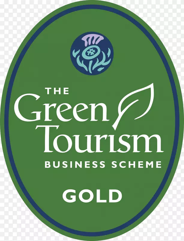 参观苏格兰绿色旅游标识床和早餐-银色