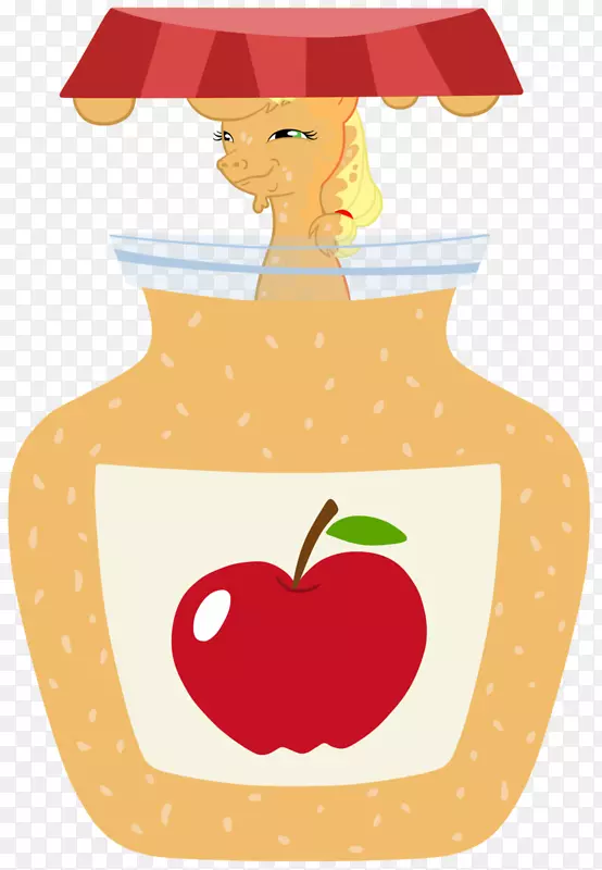剪贴画插图卡通饮食食品苹果-苹果