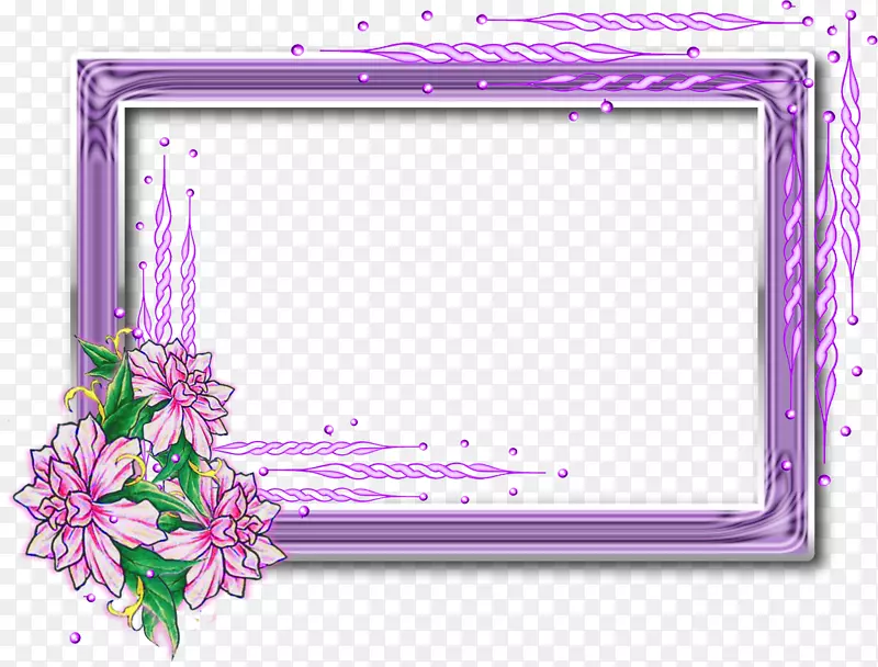 画框窗造型图像花卉设计窗口