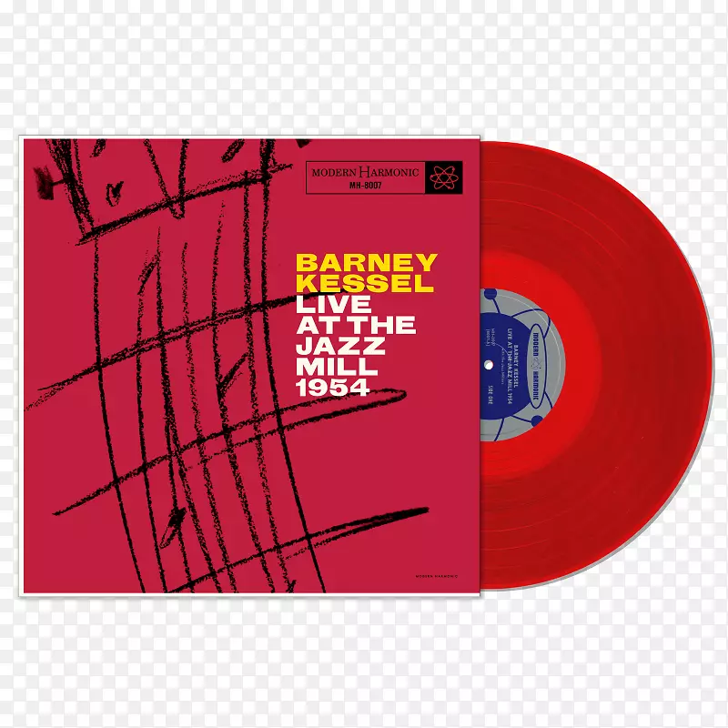 CD BarneyKessel：活在爵士磨坊1954年留声机唱片现场爵士乐工厂，1954年第一卷。2