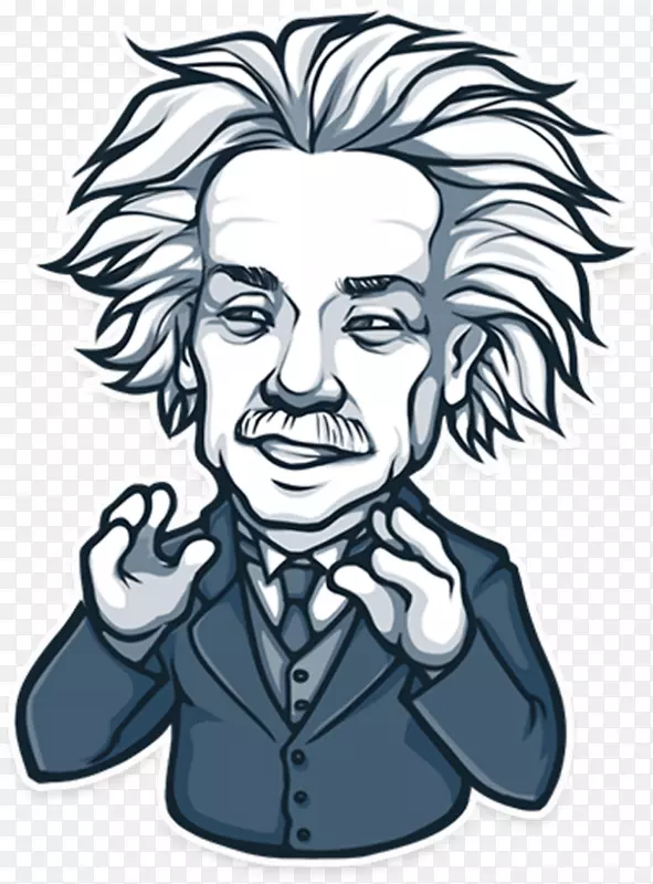 阿尔伯特·爱因斯坦引用了阿尔伯特·爱因斯坦的贴花贴纸