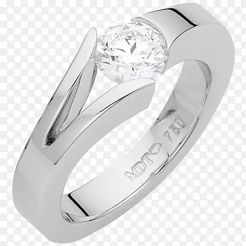 订婚戒指钻石切割公主切割戒指