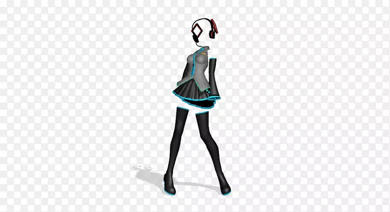 Hatsune Miku MikuMikudan服装teal-Hatsune Miku