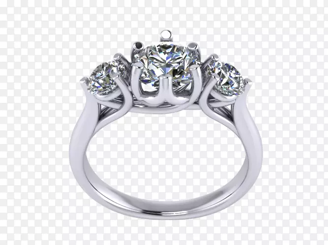 产品设计银结婚戒指体珠宝银