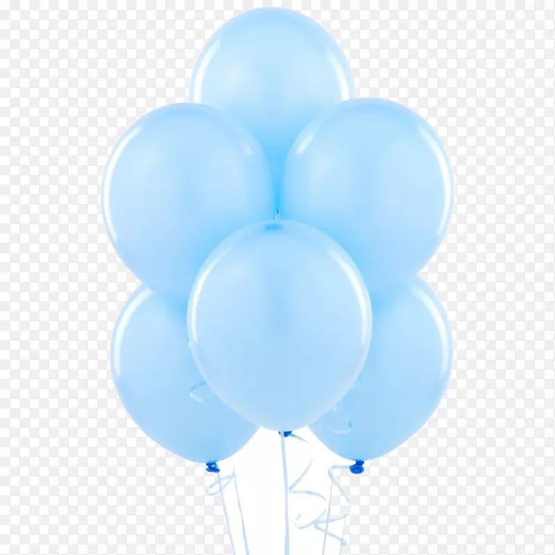 玩具气球蓝色派对生日气球派对气球