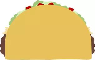 墨西哥塔可美食剪贴画墨西哥玉米饼